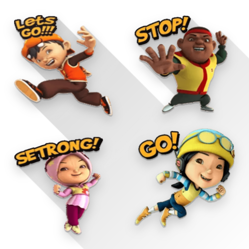 Stiker WA Boboiboy Galaxy