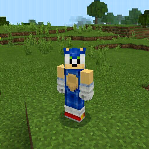 Skins Sonic for Minecraft PE