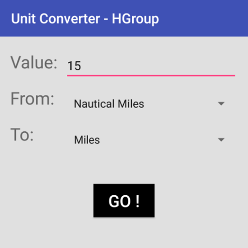 Unit Converter - HGroup