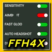 ffh4x mod menu hack ff