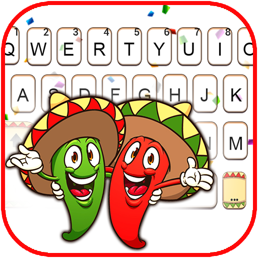 Mexican Chilis Keyboard Backgr