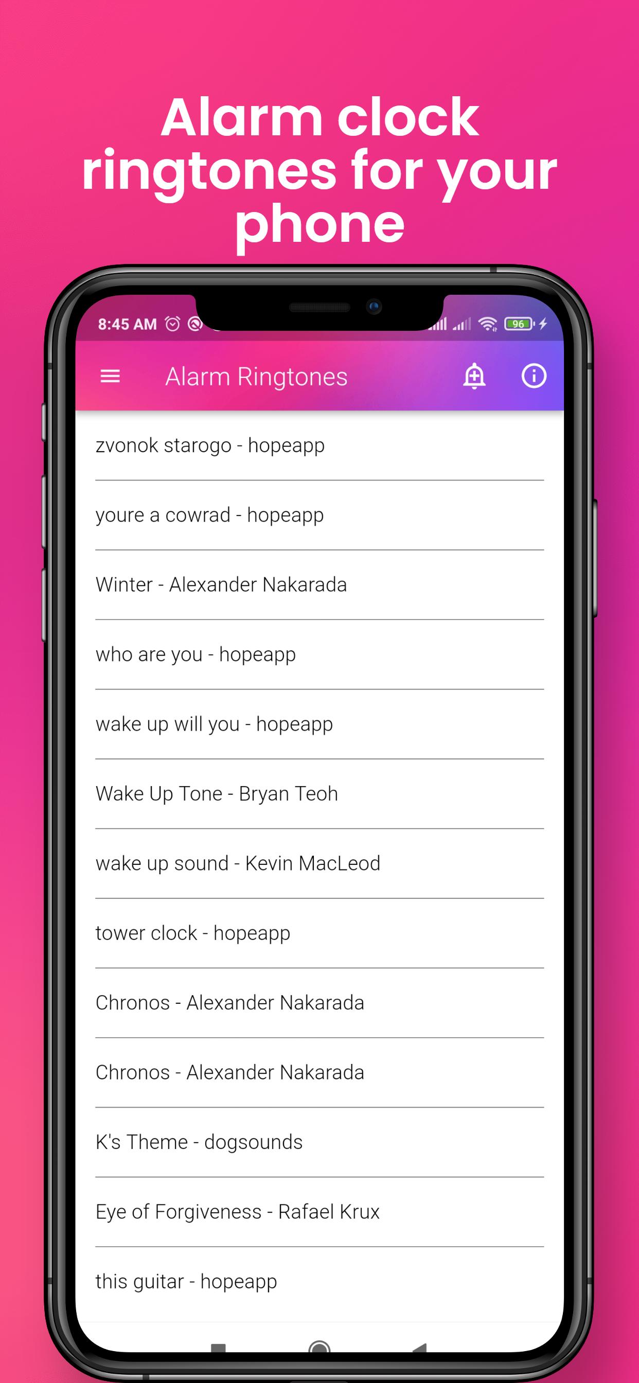 Download Alarm Clock Ringtones android on PC