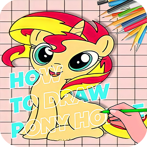 How To Draw Cute Pony Horse