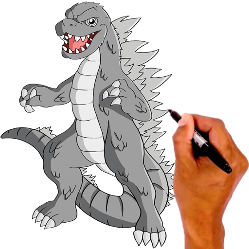 How to draw Godzilla monsters