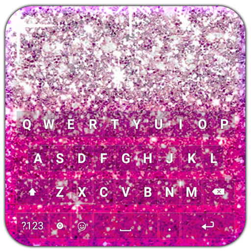 Glitter Keyboard Theme