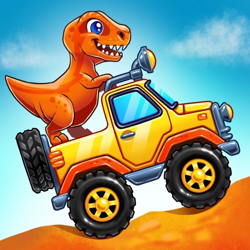 Car games for kids. Dinosaur