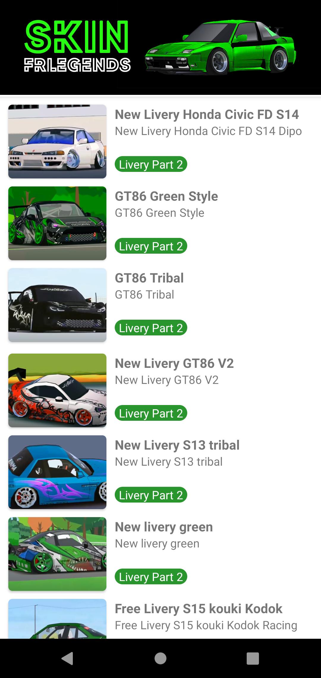 Скачать Skin FRLegends Livery Mod на ПК | Официальный представитель GameLoop