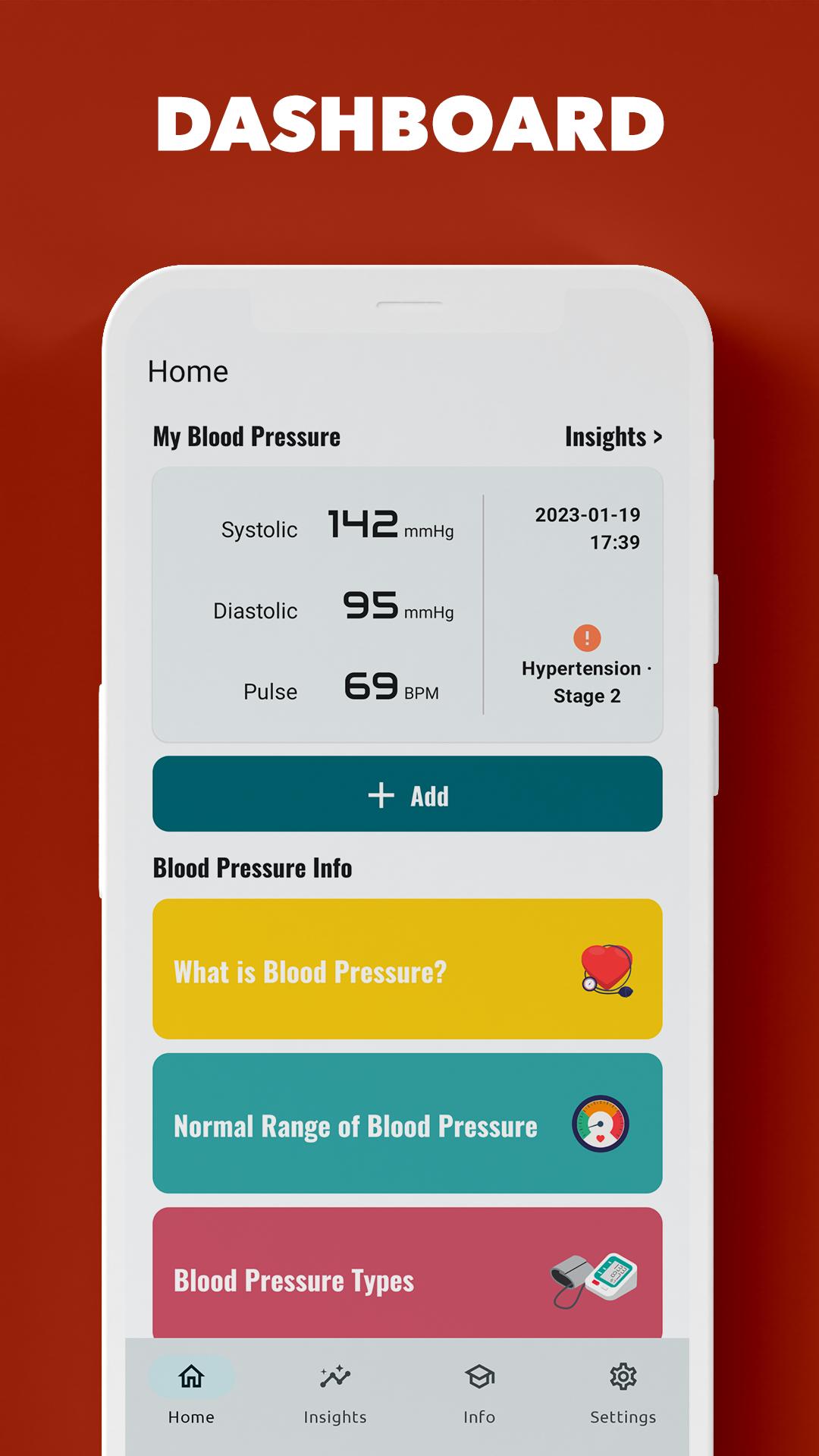 Download Blood Pressure Tracker App Pro android on PC