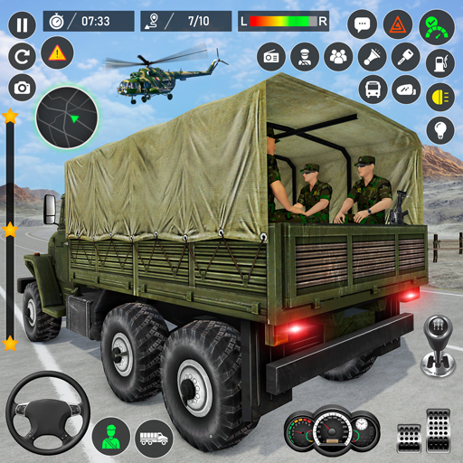 Jogos de caminhão do exército