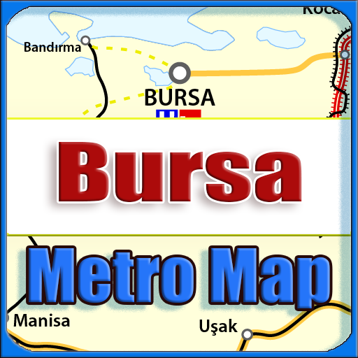 Bursa City Turkey Metro Map Offline