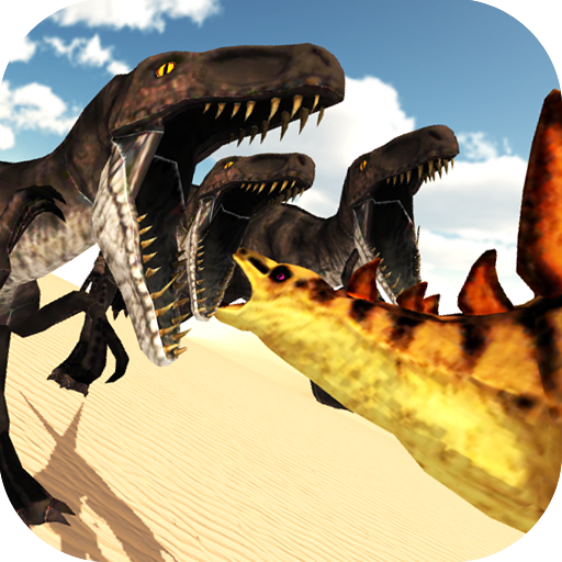 Hungry Raptor Desert Dino Hunt