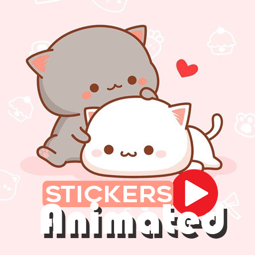 Mochi Peach Cat Stickers Animated For Whatsapp