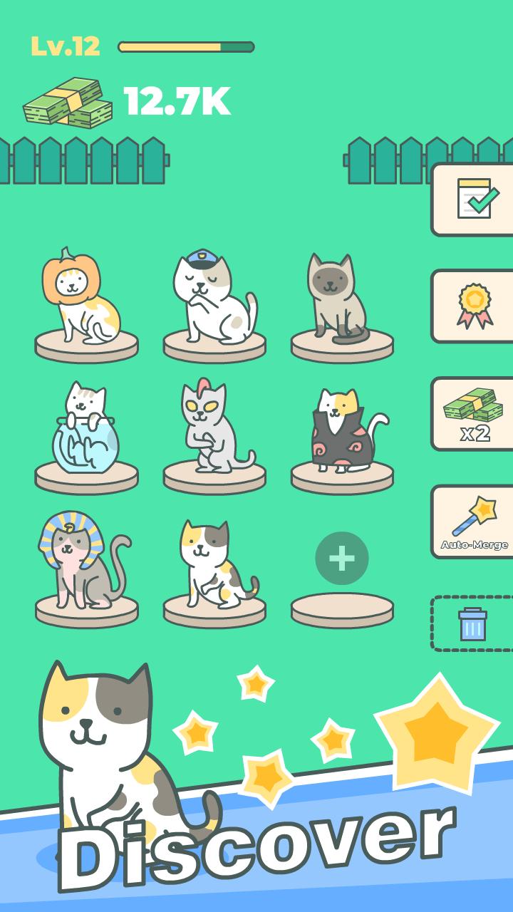 Download Meow Merge - Merge Cute Cats android on PC