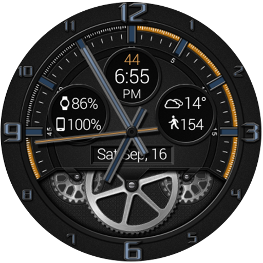 Bold Gears HD Watch Face