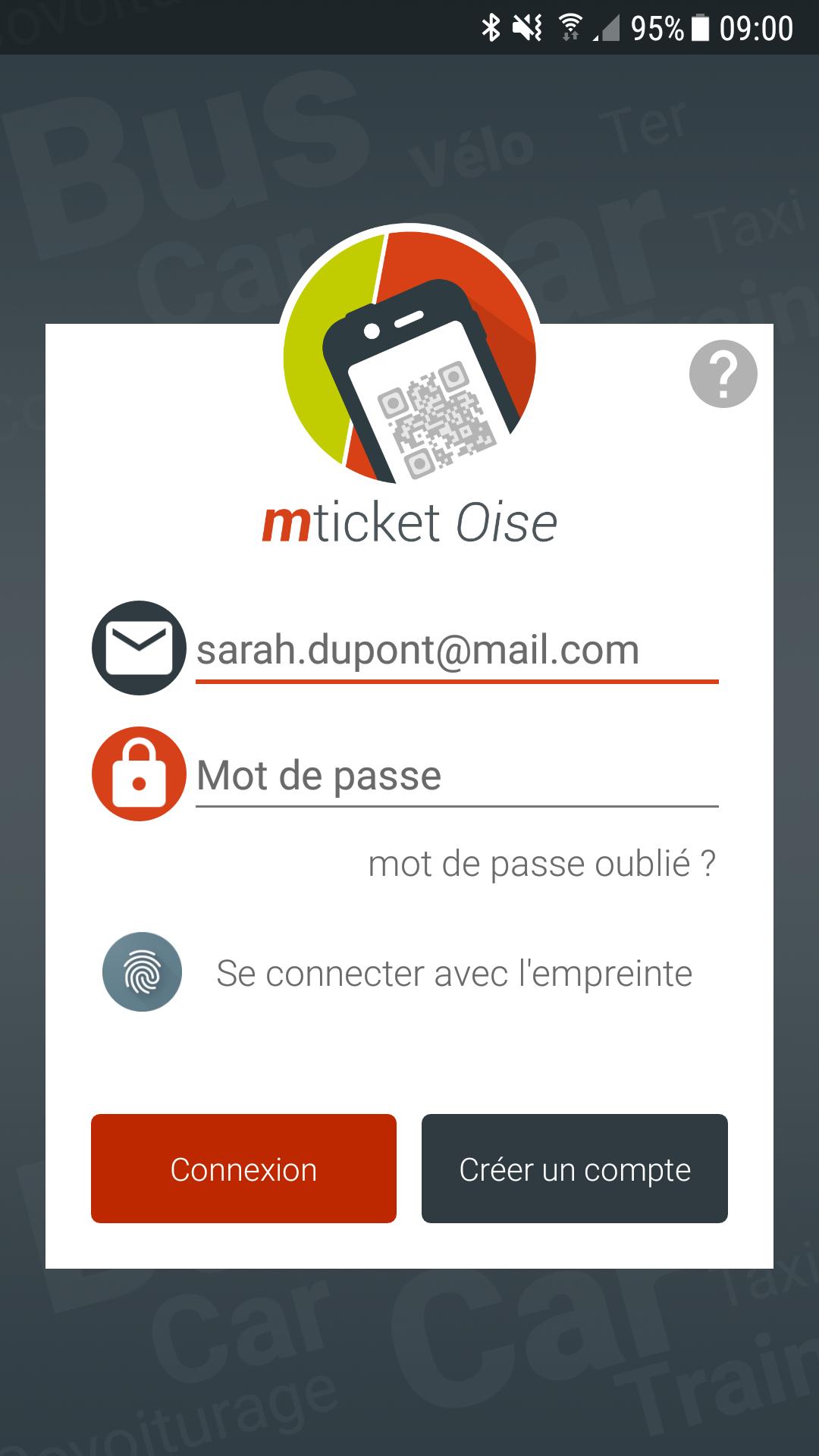 Download mticket Oise android on PC