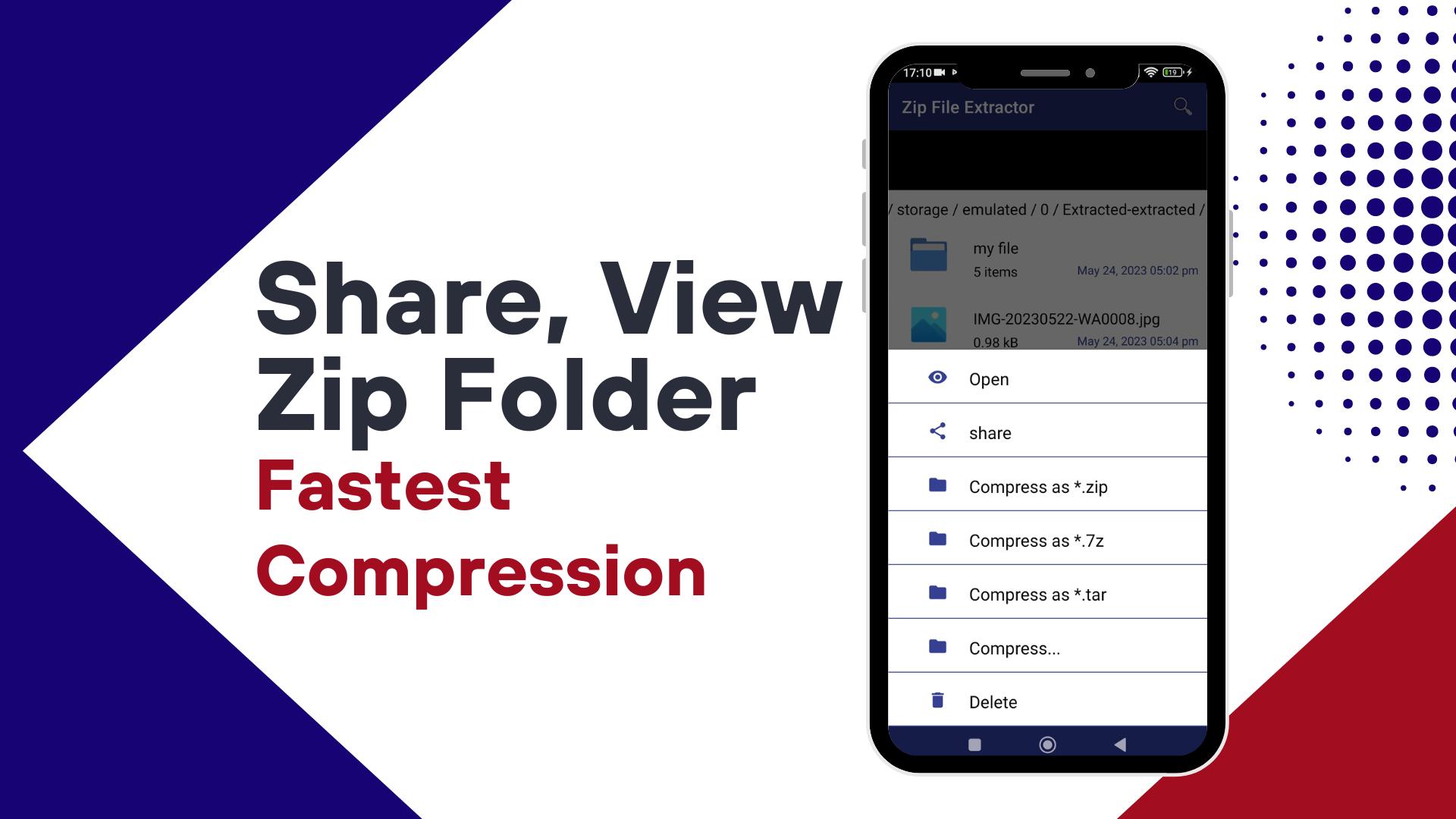 Download Zip file extractor for android android on PC