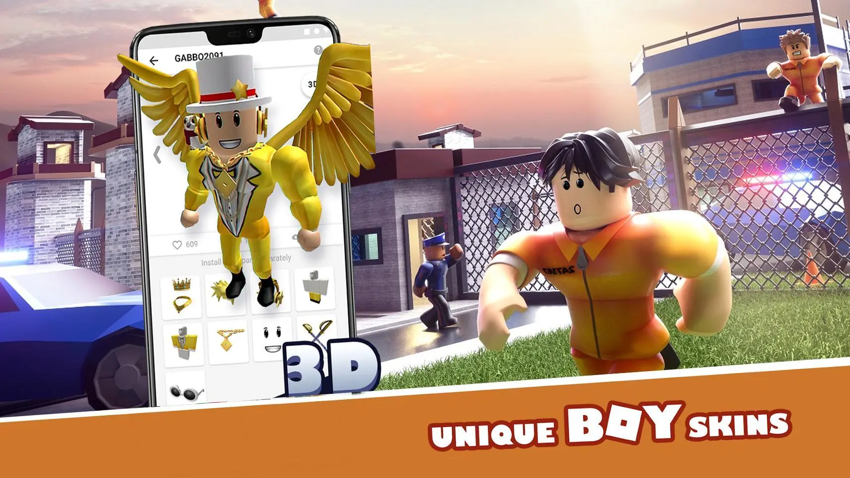 Download Roblox Mod Skins Master android on PC