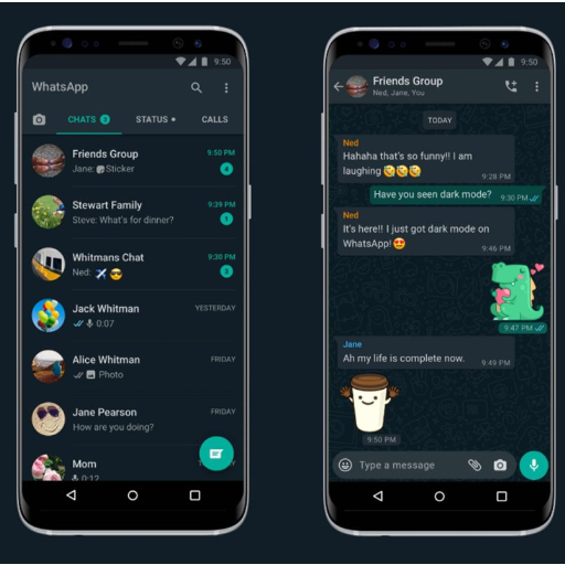 como cambiar whataps de color