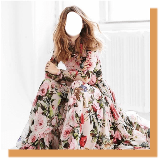 Girls Eastern Frock Photo Edit