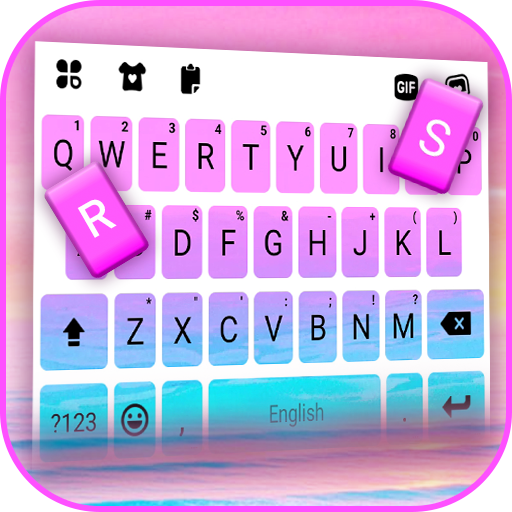 Latar Belakang Keyboard Pink B