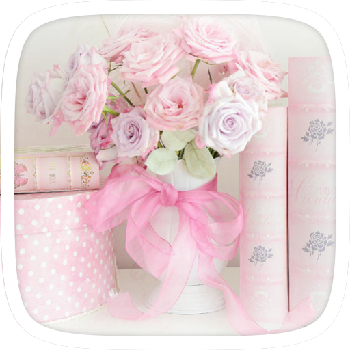 Pink Roses Flower Theme