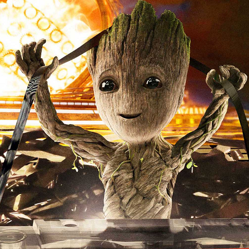 I am Groot Button