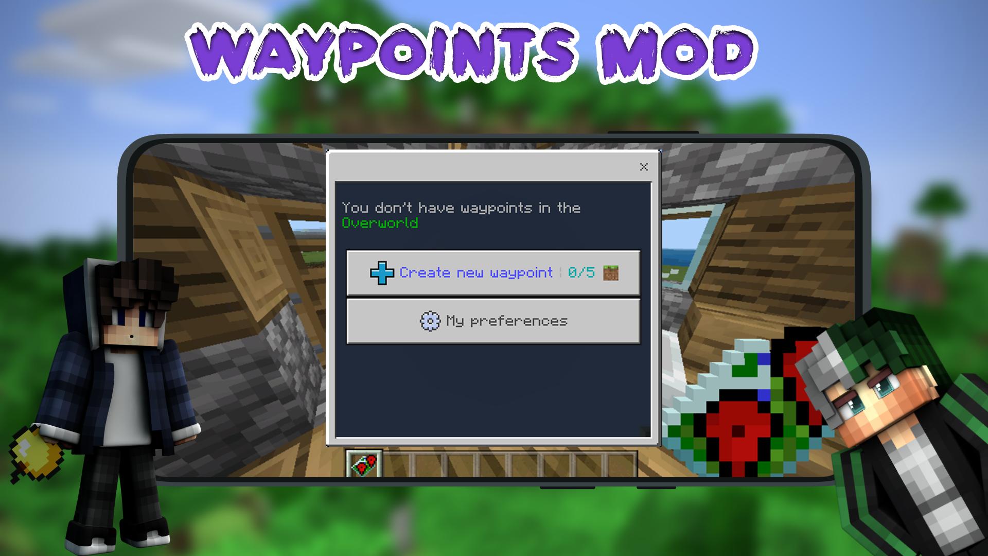 Скачать Waypoints Mod for Minecraft PE на ПК | Официальный представитель  GameLoop