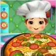 Lili Cooking Pizza