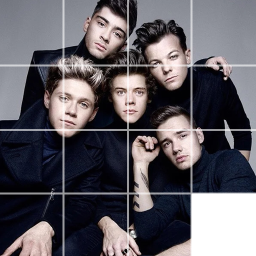 One Direction Slide Puzzle Gam