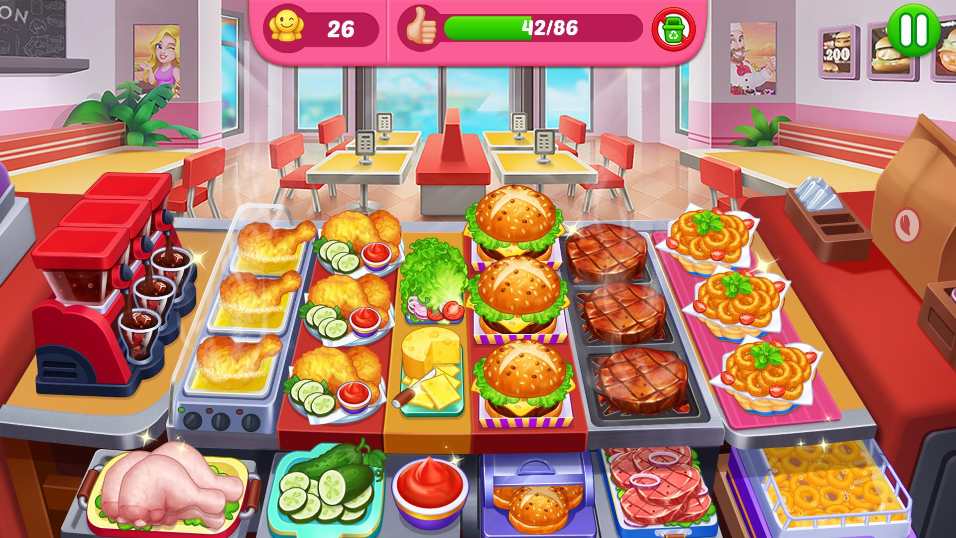 Скачать Crazy Cooking Diner-шеф повара на ПК | Официальный представитель  GameLoop