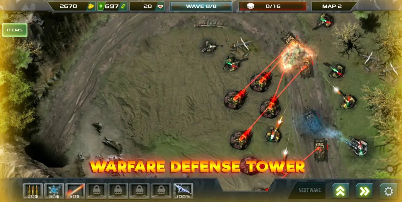 Download Tower Defense: Infinite War android on PC