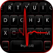 Red Heartbeat Live Keyboard Ba