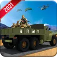 Army Vehicle Transporter 2020:Cargo Army Games