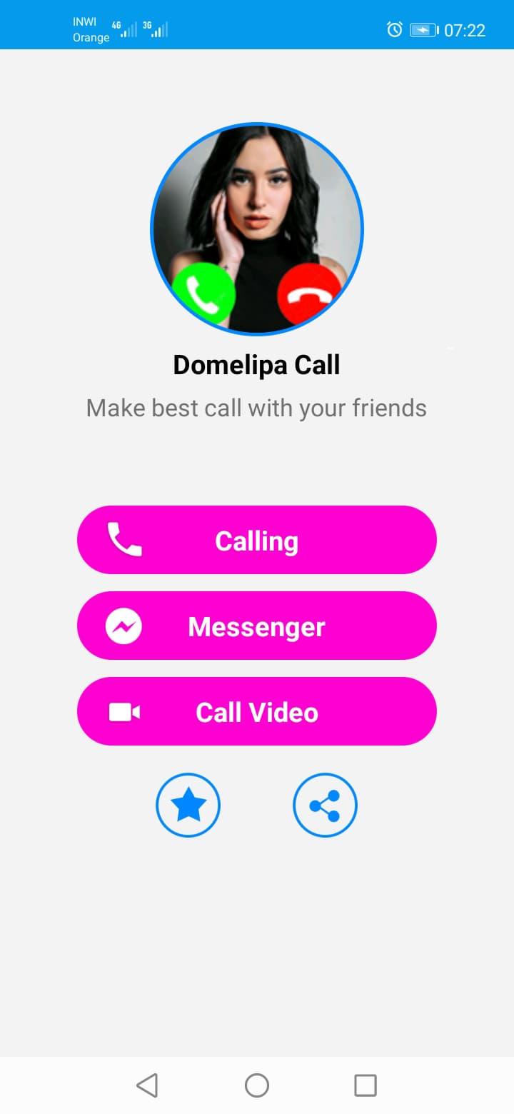 Download Domelipa call Domelipa Video Call and Fake Chat android on PC