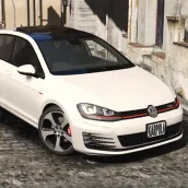 Corrida de carros: Golf GTI