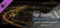 FSX Steam Edition: Night Environment Benelux Add-On