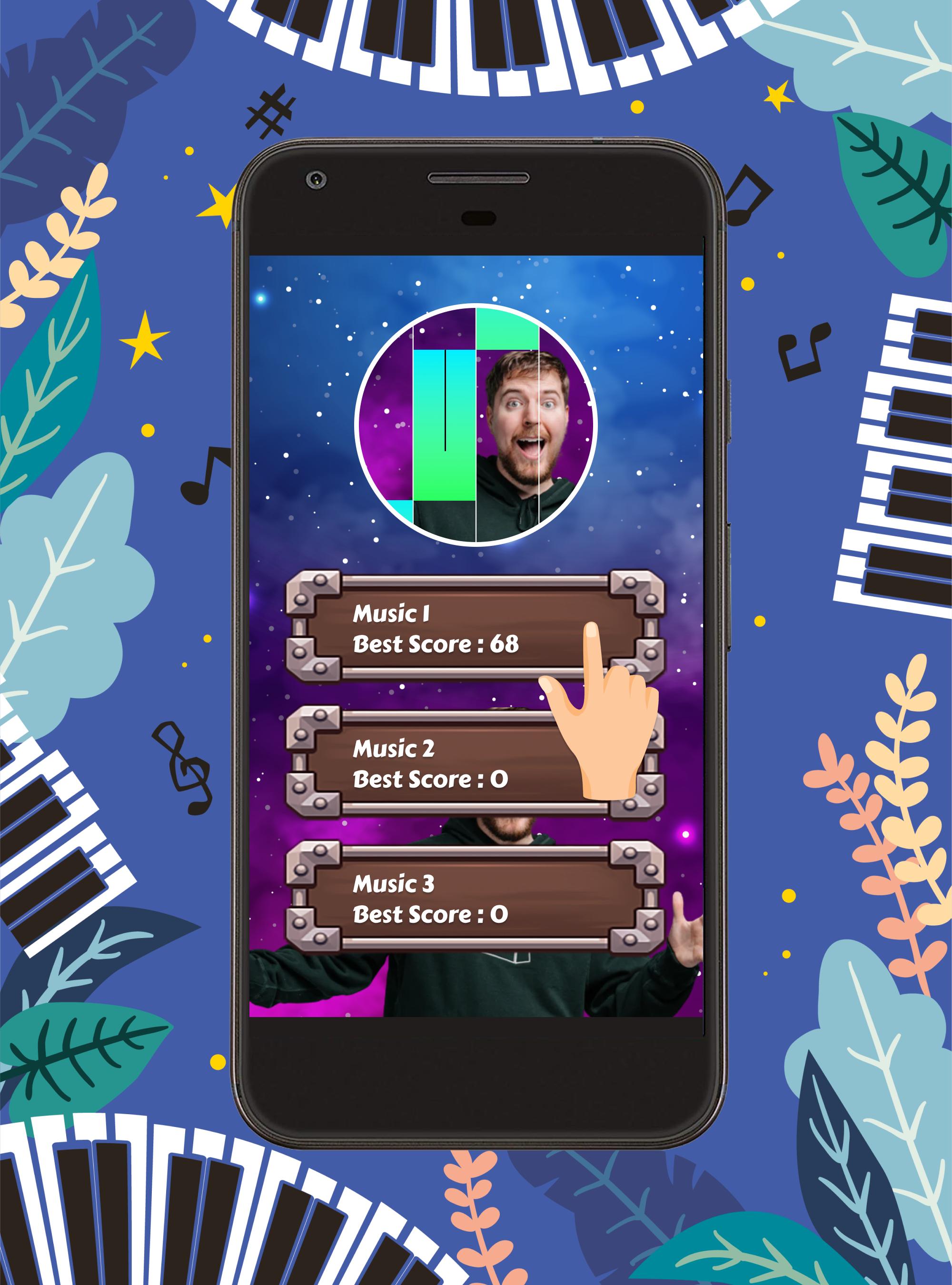 Скачать Mr Beast Piano Tiles Games на ПК | Официальный представитель  GameLoop