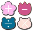 かわいい 電卓