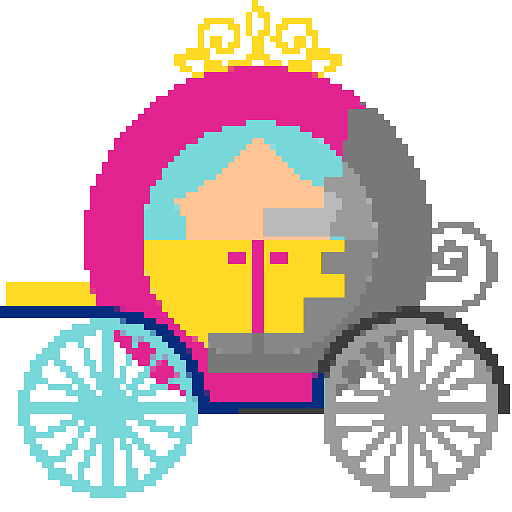 Princess Pixel Art Coloring