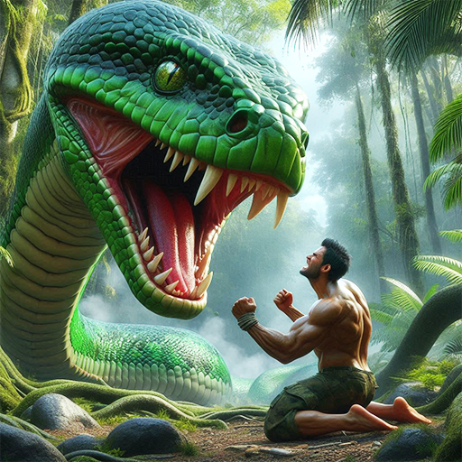 Angry Anaconda Snake Games 3D