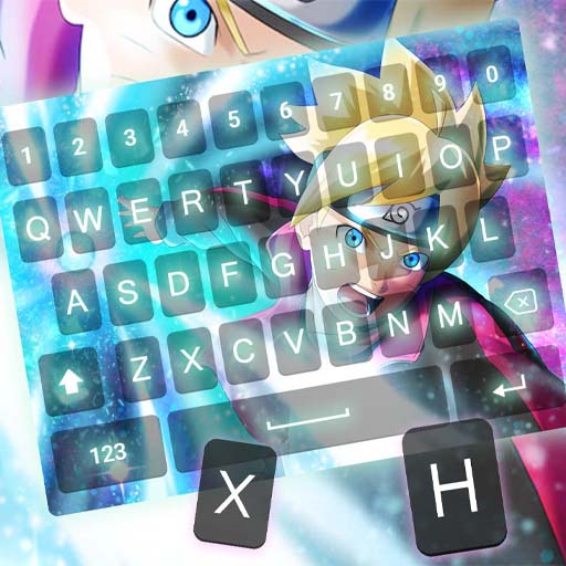 3D Boruto Ninja Keyboard Theme
