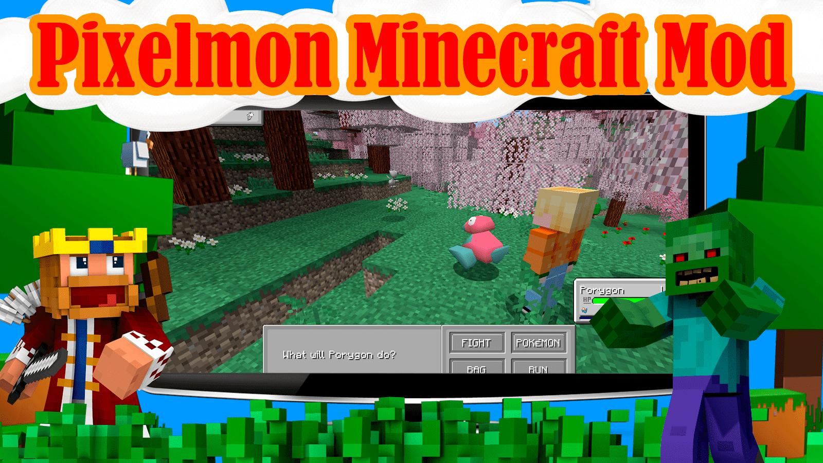 Baixe Pixelmon Mod for Minecraft no PC