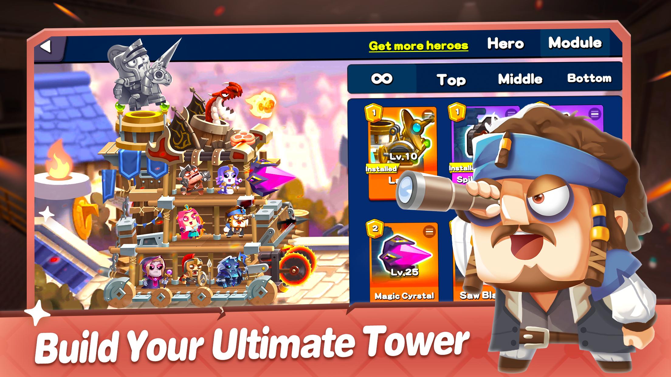 Скачать Battle Towers-Tower Defense TD на ПК | Официальный представитель  GameLoop