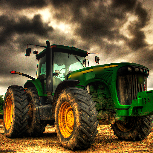 Kertas dind Traktor John Deere