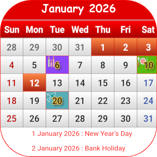 Japan Calendar 2026
