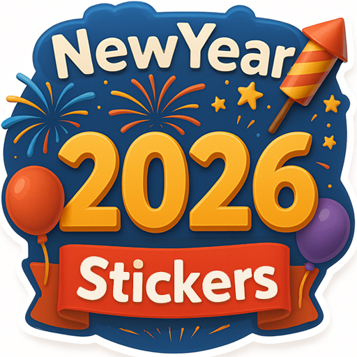 Figurinhas de Ano Novo 2026