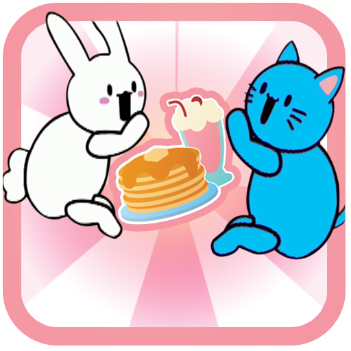 pancake and milkshake : kitty cat animal bunny pet