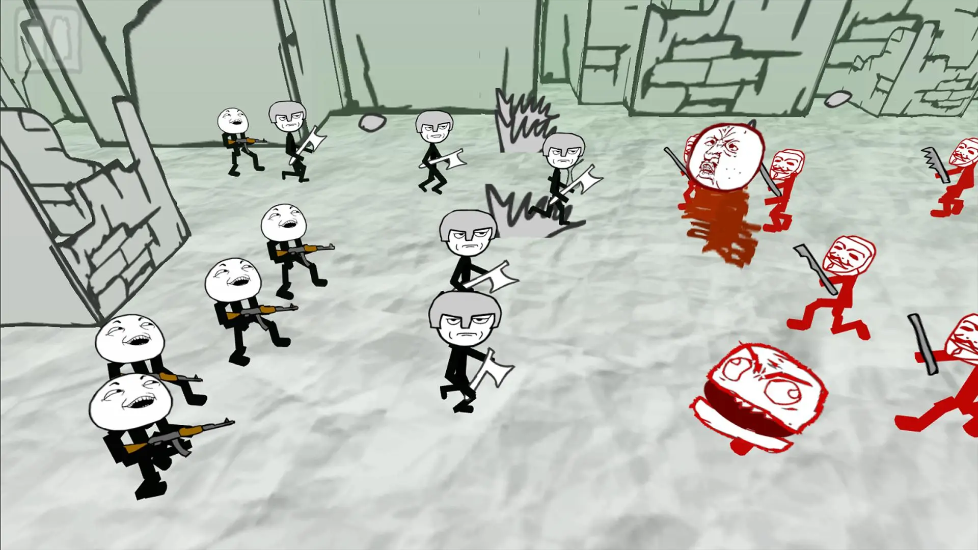 Download Stickman Meme Battle Simulator android on PC