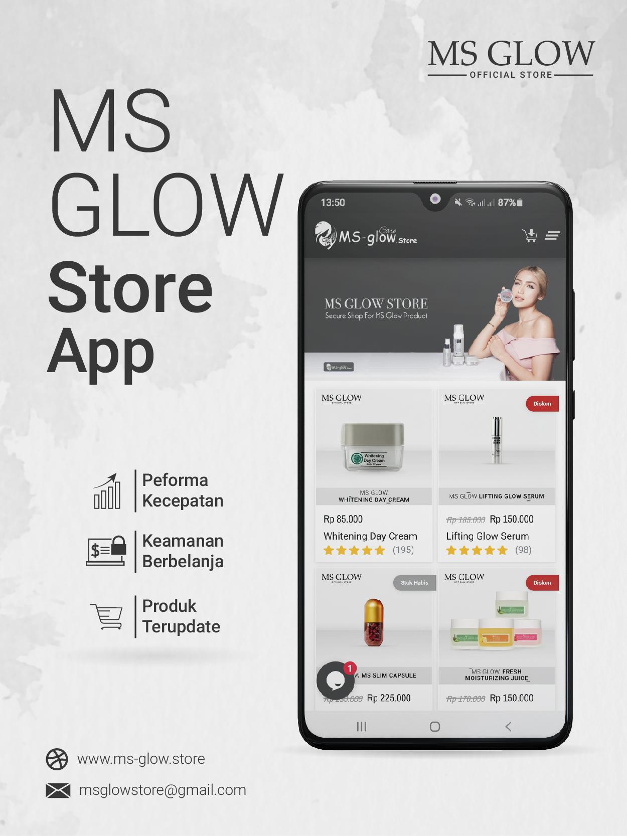 Download MS GLOW - OFFICIAL APP STORE android on PC