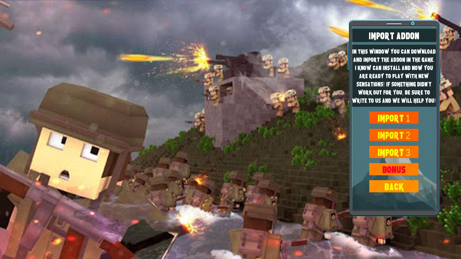 Download War for Minecraft android on PC